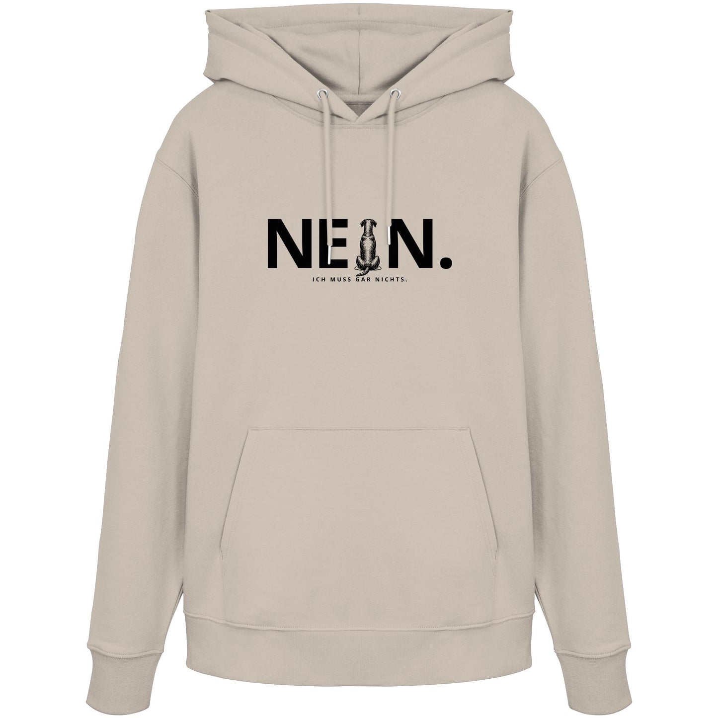 Nein. Ich muss gar nichts. - Dobermann - Organic Hoodie