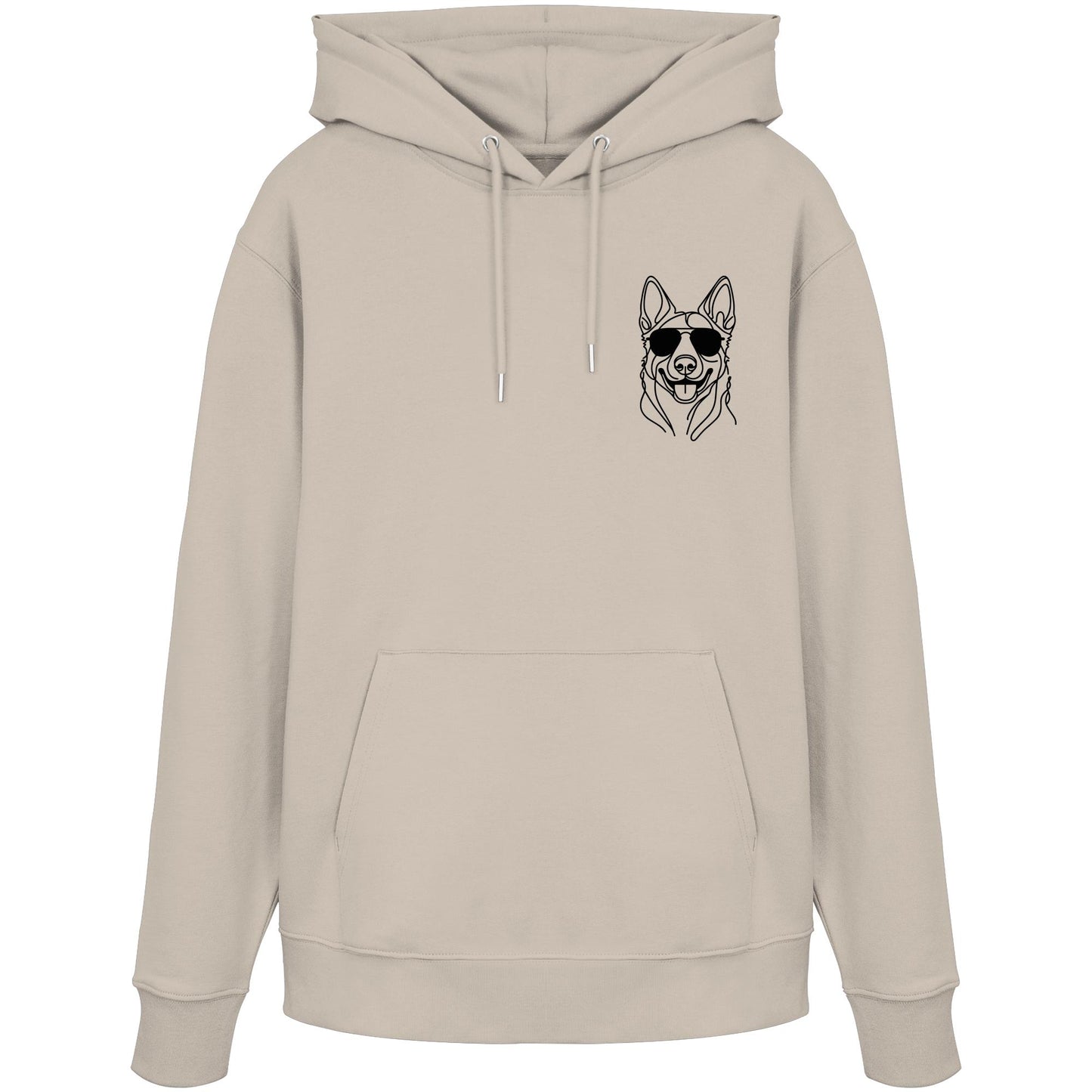 Line Art - Cooler Malinois - Organic Hoodie