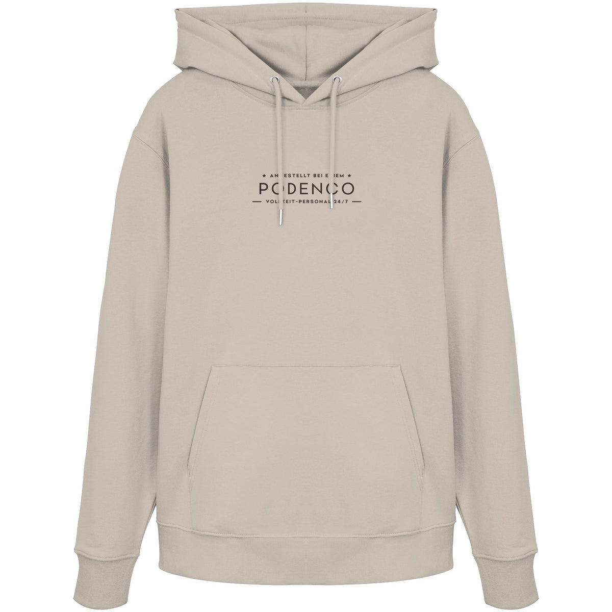 Vollzeit-Personal - Podenco - Organic Hoodie