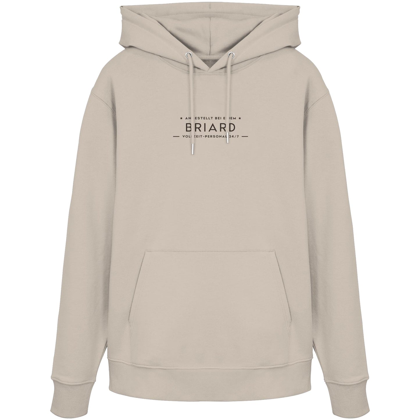Vollzeit-Personal - Briard - Organic Hoodie