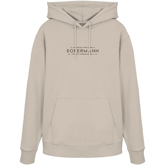 Vollzeit-Personal - Dobermann - Organic Hoodie
