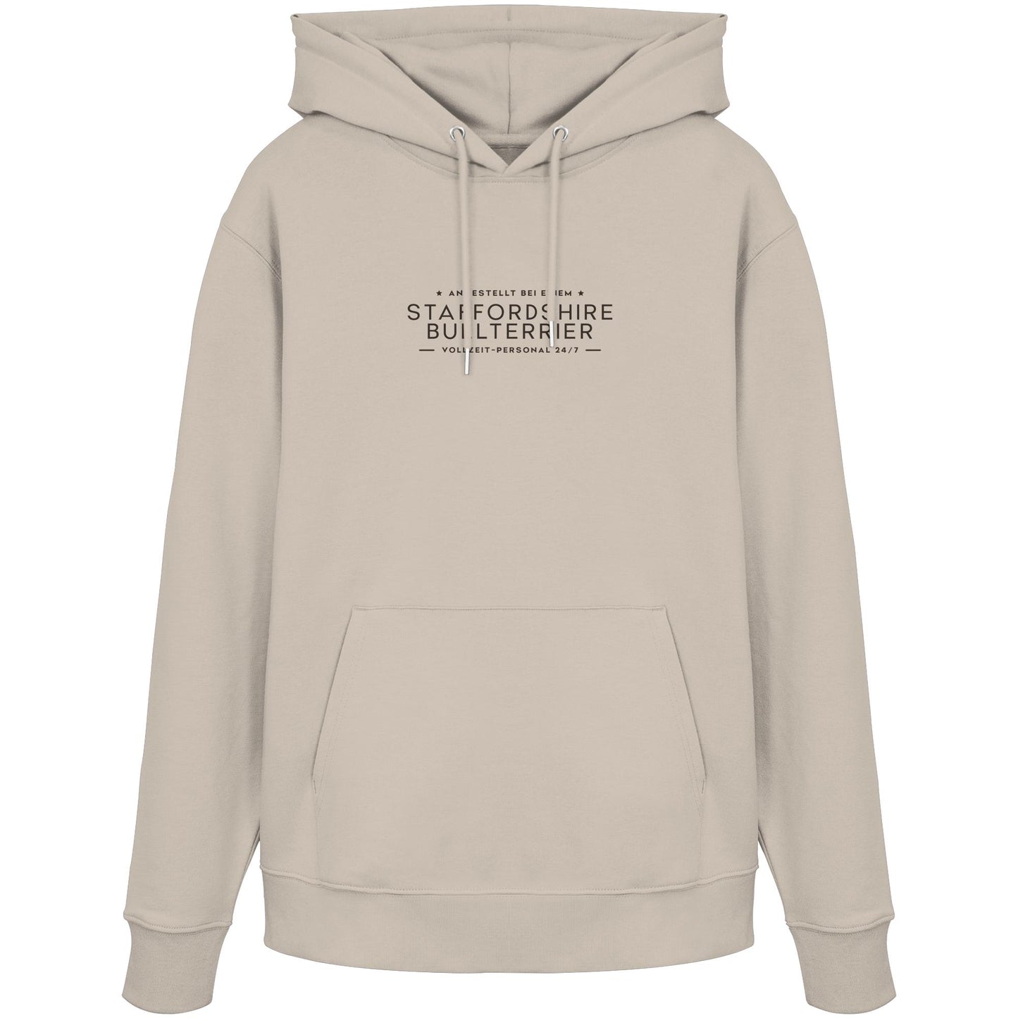 Vollzeit-Personal - Staffordshire Bullterrier - Organic Hoodie