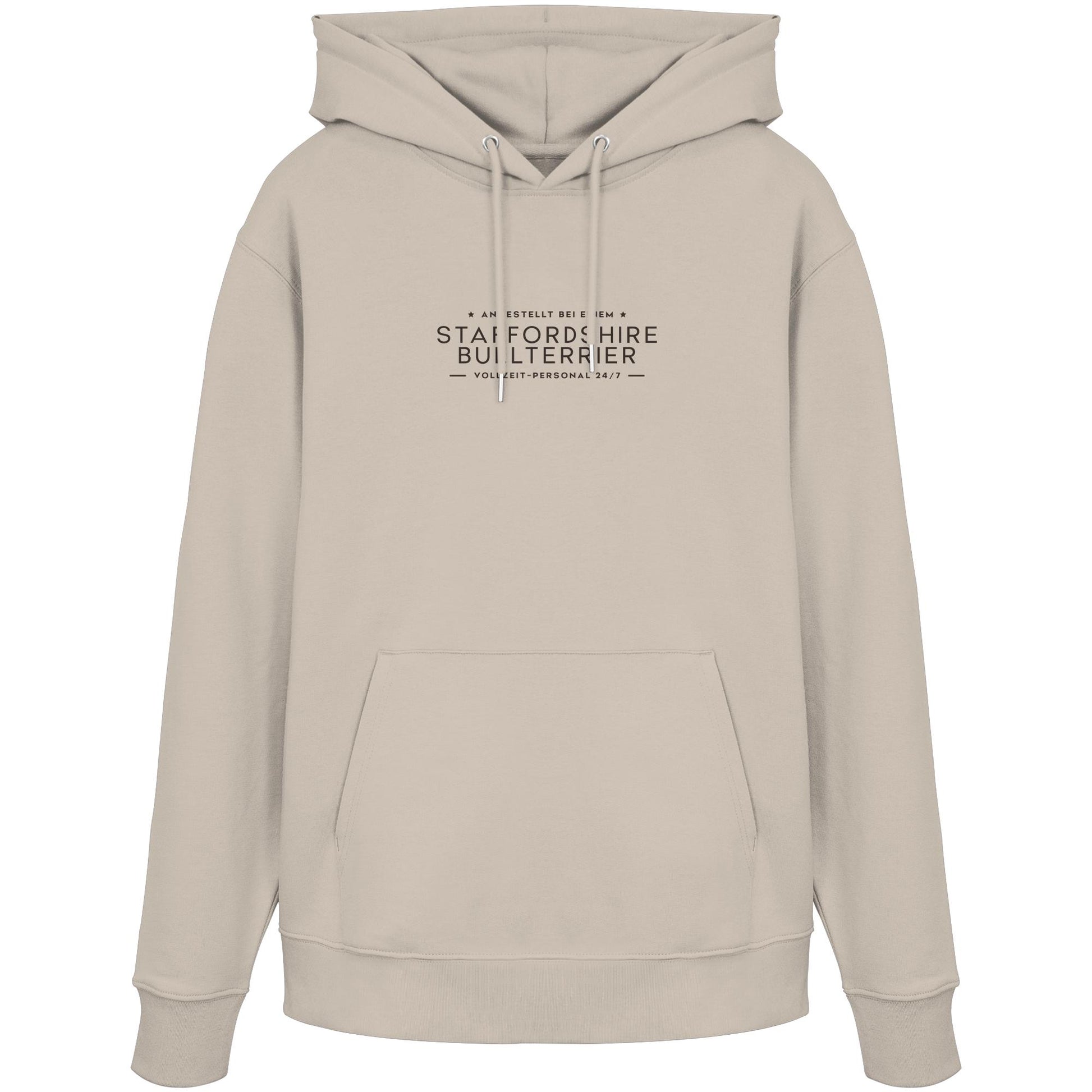 Vollzeit-Personal - Staffordshire Bullterrier - Organic Hoodie