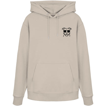 Line Art - Cooler American Staffordshire Terrier - Organic Hoodie