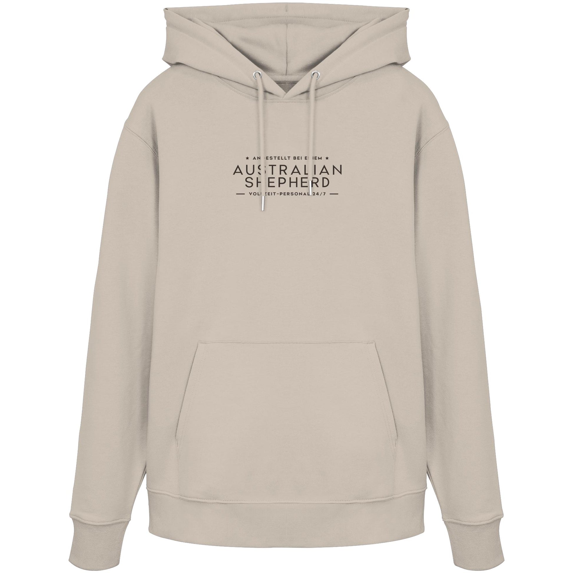 Vollzeit-Personal - Australian Shepherd - Organic Hoodie