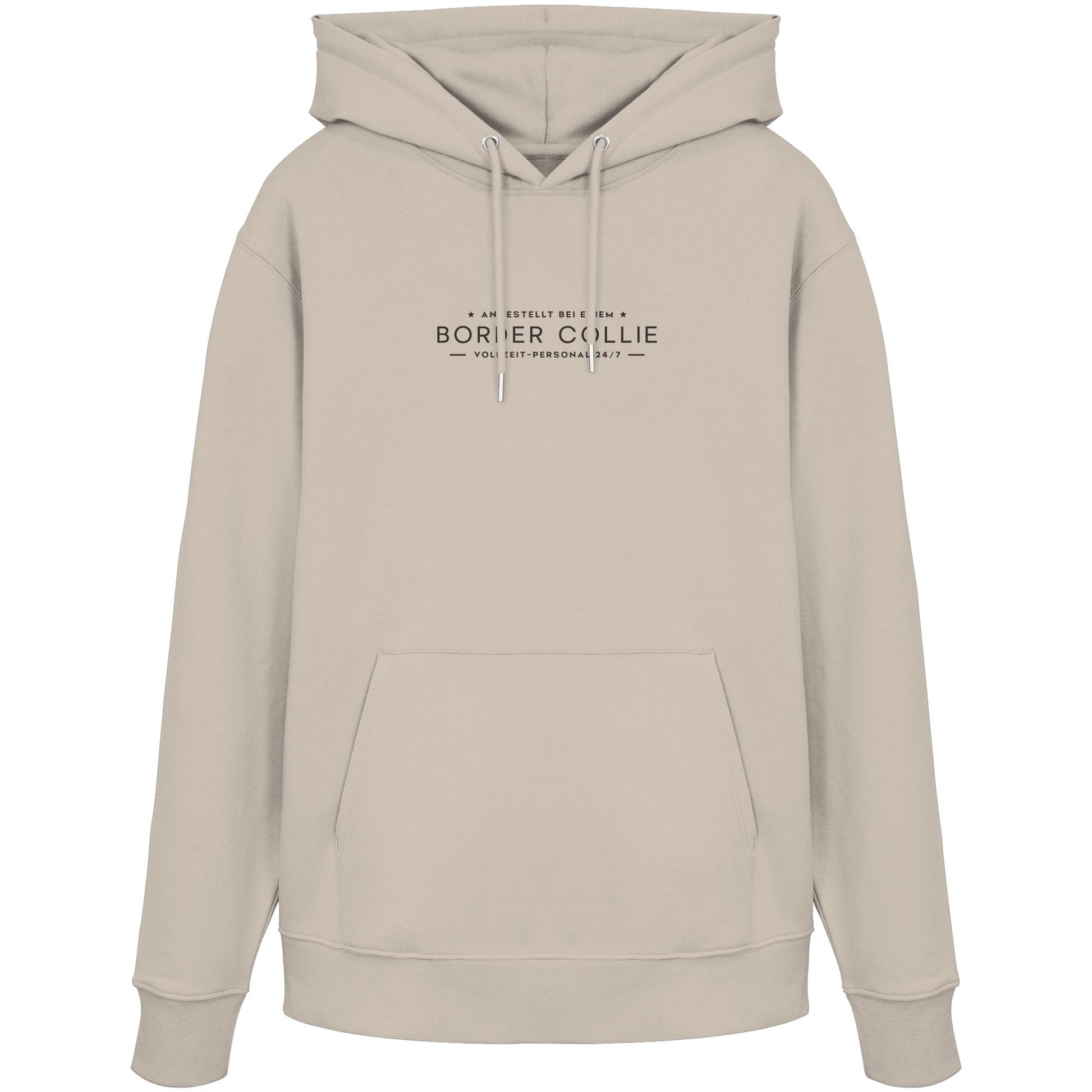 Vollzeit-Personal - Border Collie - Organic Hoodie