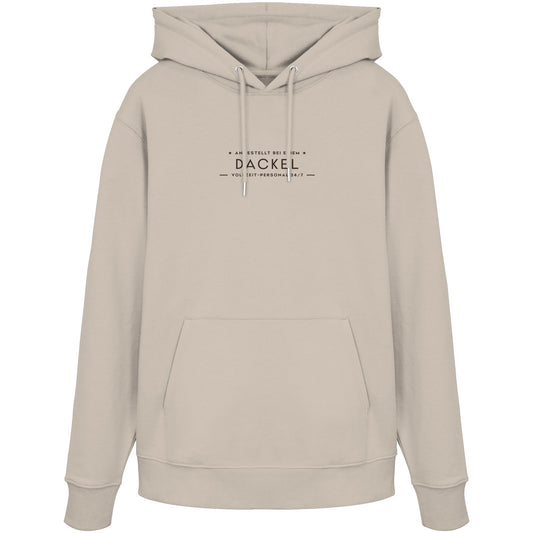 Vollzeit-Personal - Dackel - Organic Hoodie