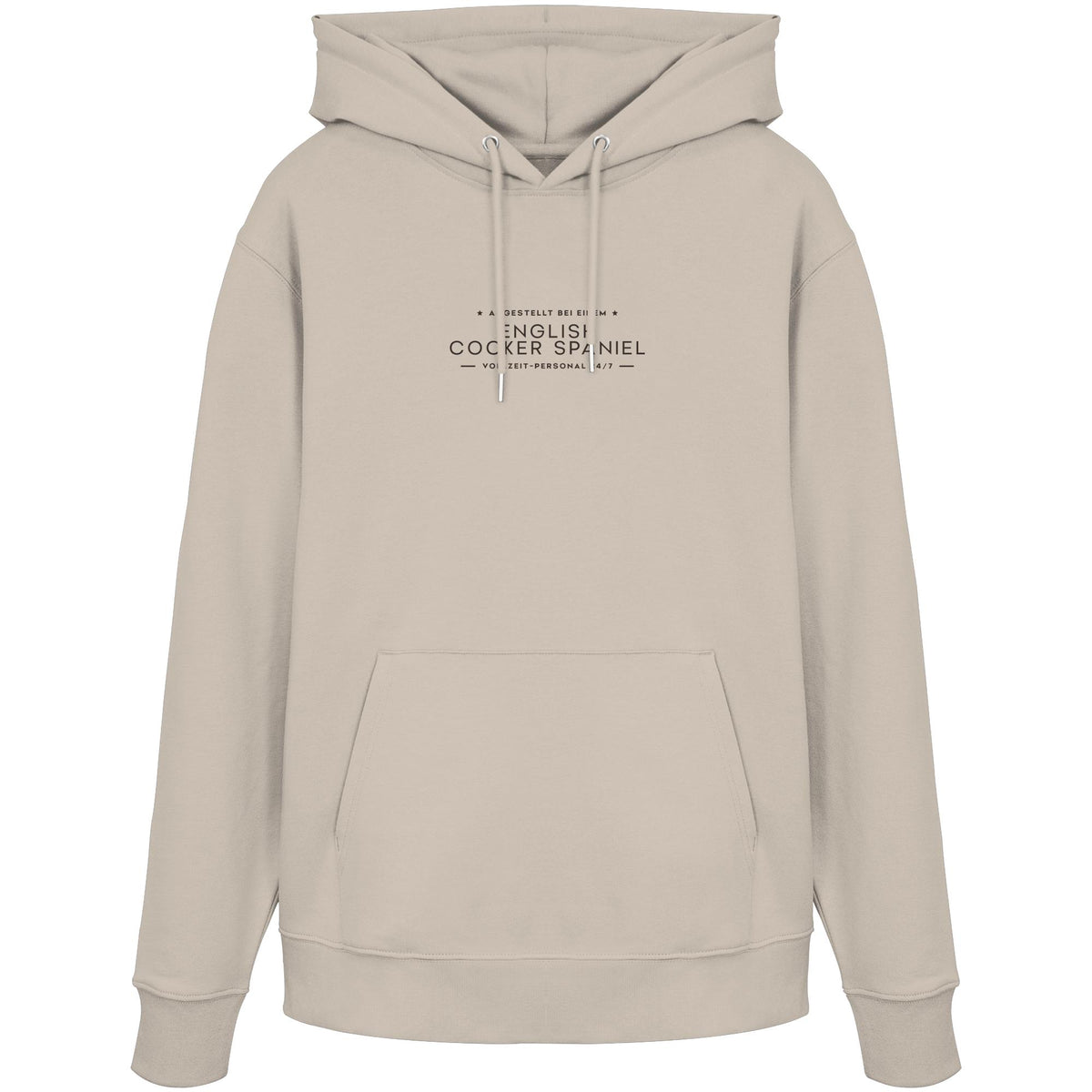 Vollzeit-Personal - English Cocker Spaniel - Organic Hoodie