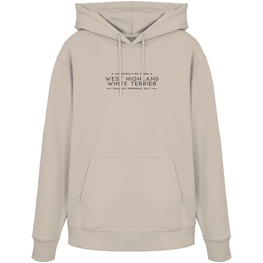 Vollzeit-Personal - West Highland White Terrier - Organic Hoodie