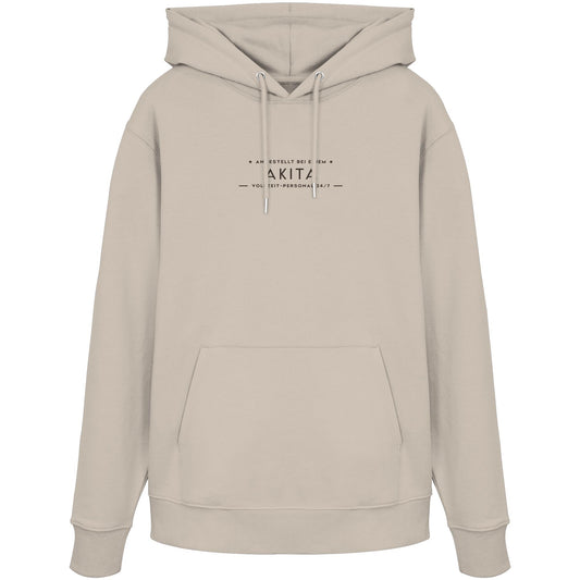 Vollzeit-Personal - Akita - Organic Hoodie