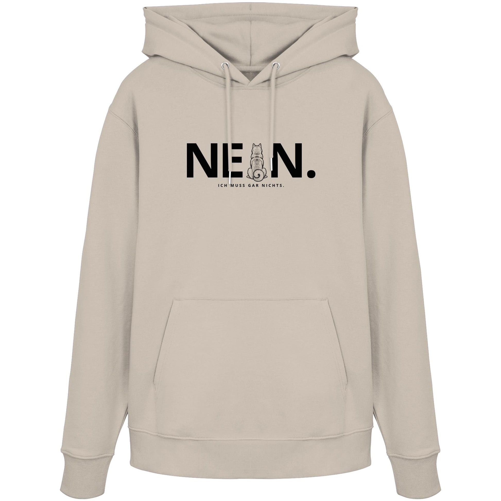 Nein. Ich muss gar nichts. - Shiba Inu - Organic Hoodie