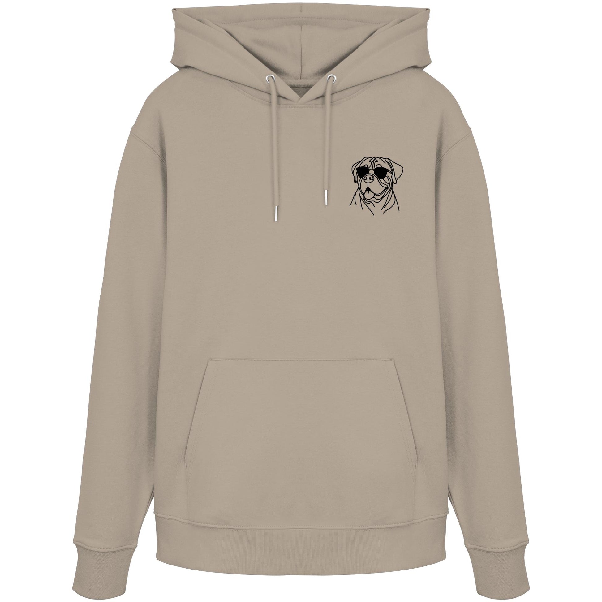 Line Art - Cooler Bullmastiff - Organic Hoodie