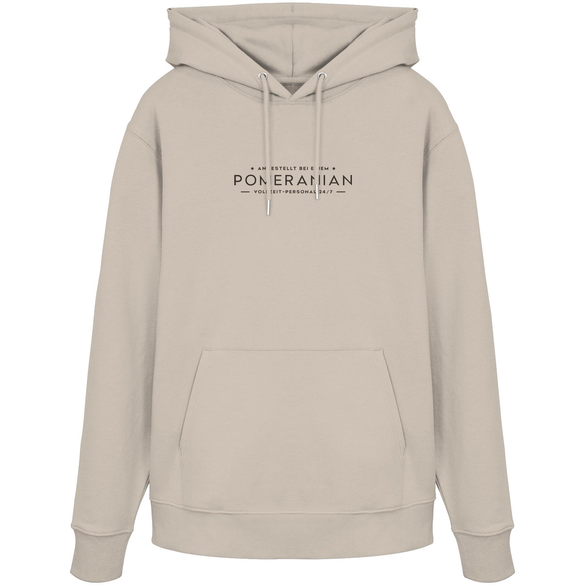 Vollzeit-Personal - Pomeranian - Organic Hoodie