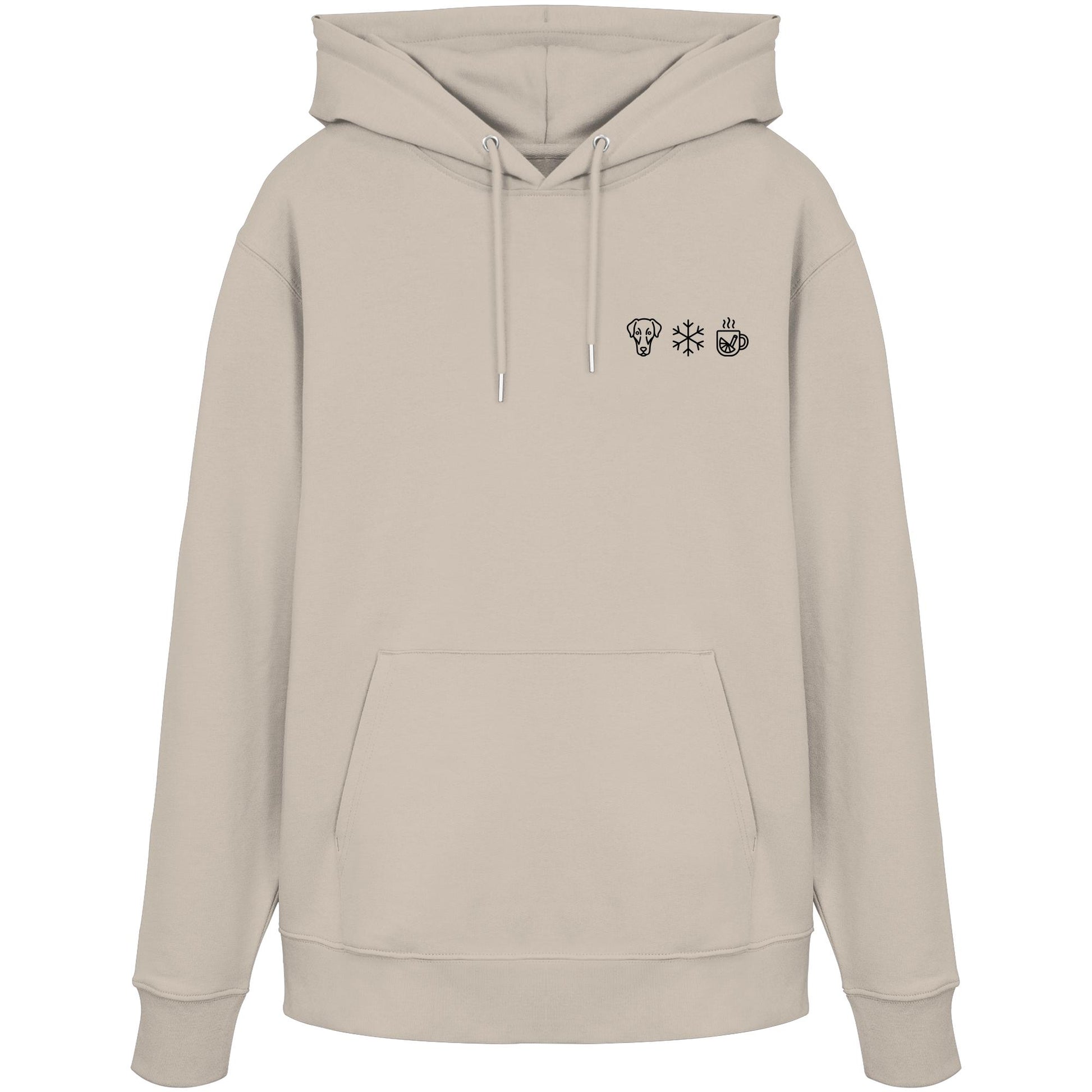 Dobermann - Schneeflocke Glühwein - Organic Hoodie