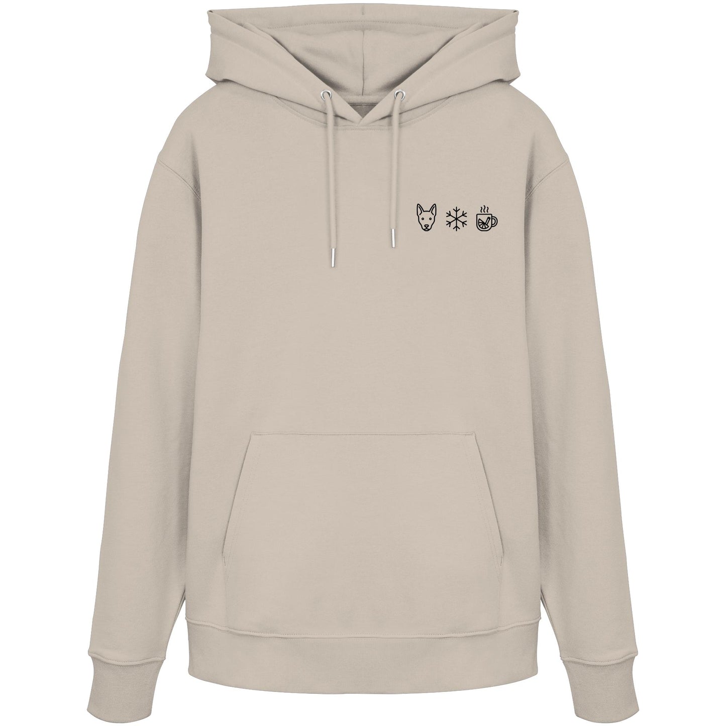 Australian Kelpie - Schneeflocke Glühwein - Organic Hoodie