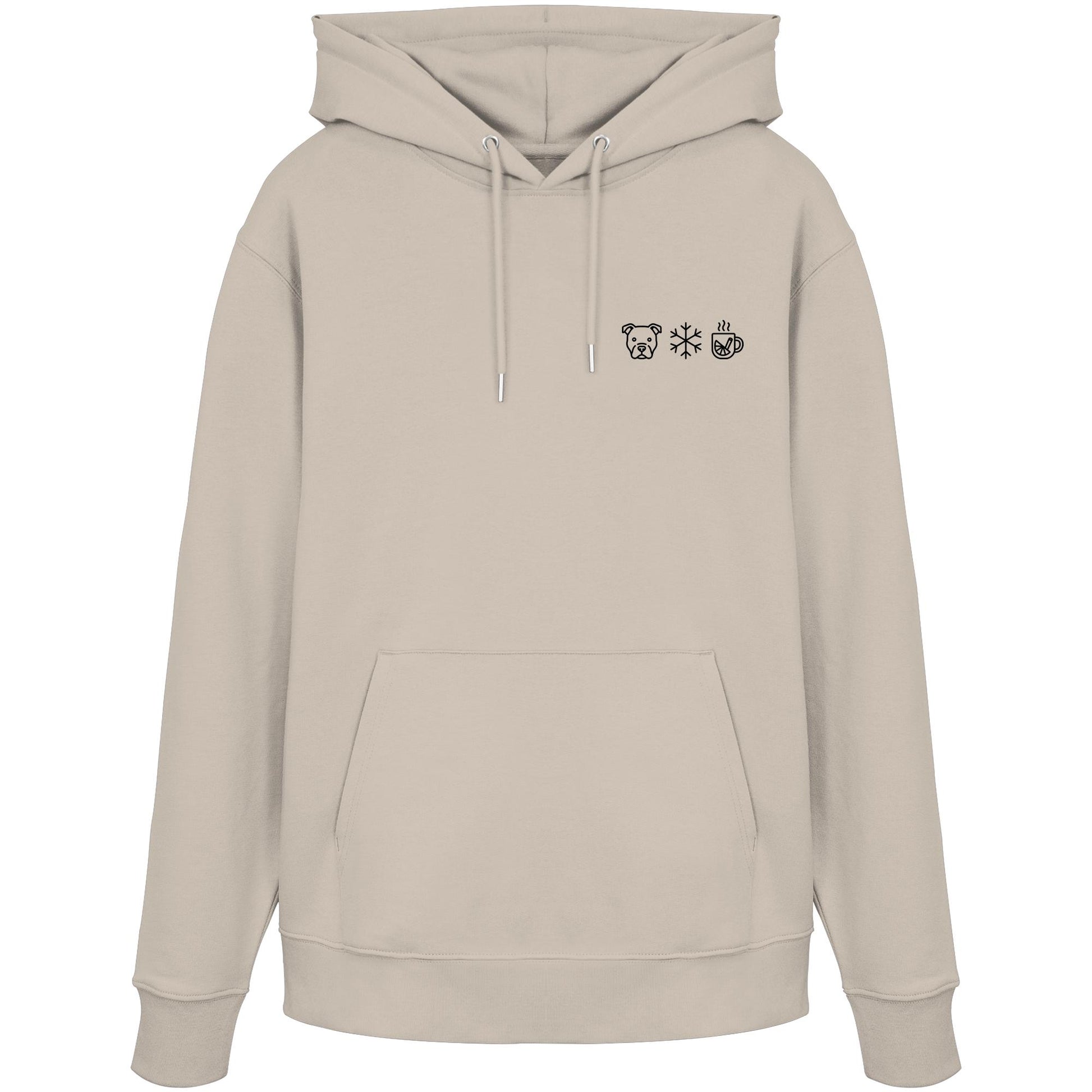 American Staffordshire Terrier - Schneeflocke Glühwein - Organic Hoodie