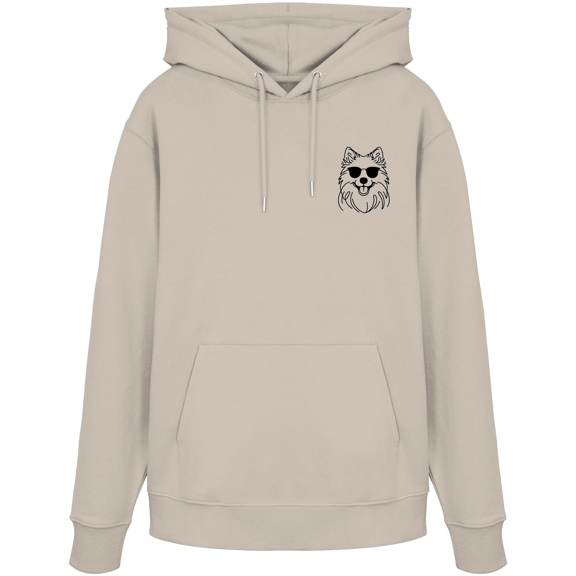 Line Art - Cooler Islandhund - Organic Hoodie