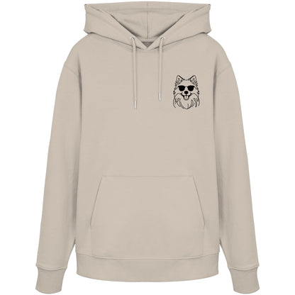 Line Art - Cooler Islandhund - Organic Hoodie