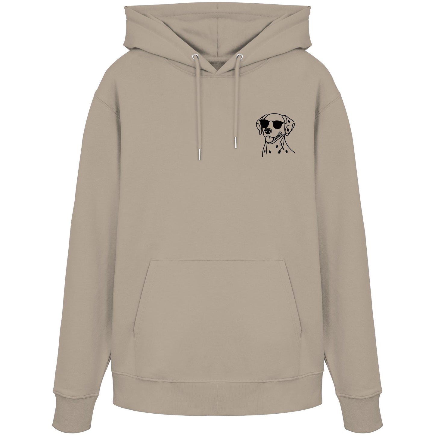 Line Art - Cooler Dalmatiner - Organic Hoodie