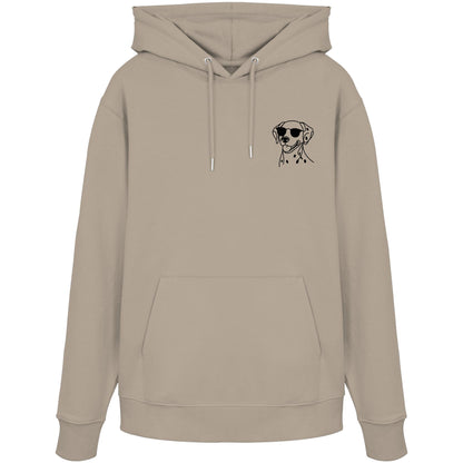 Line Art - Cooler Dalmatiner - Organic Hoodie