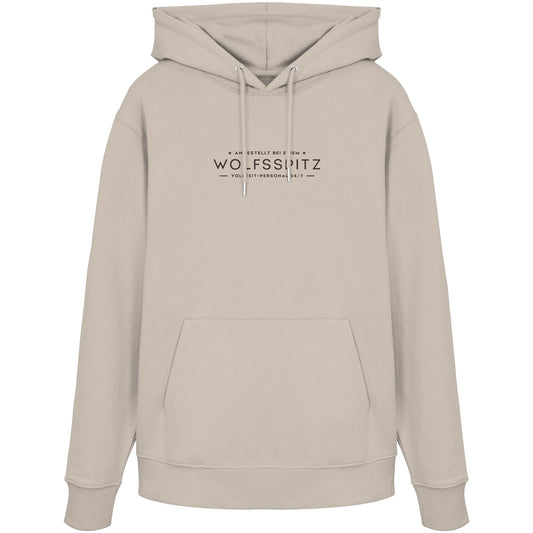 Vollzeit-Personal - Wolfsspitz - Organic Hoodie