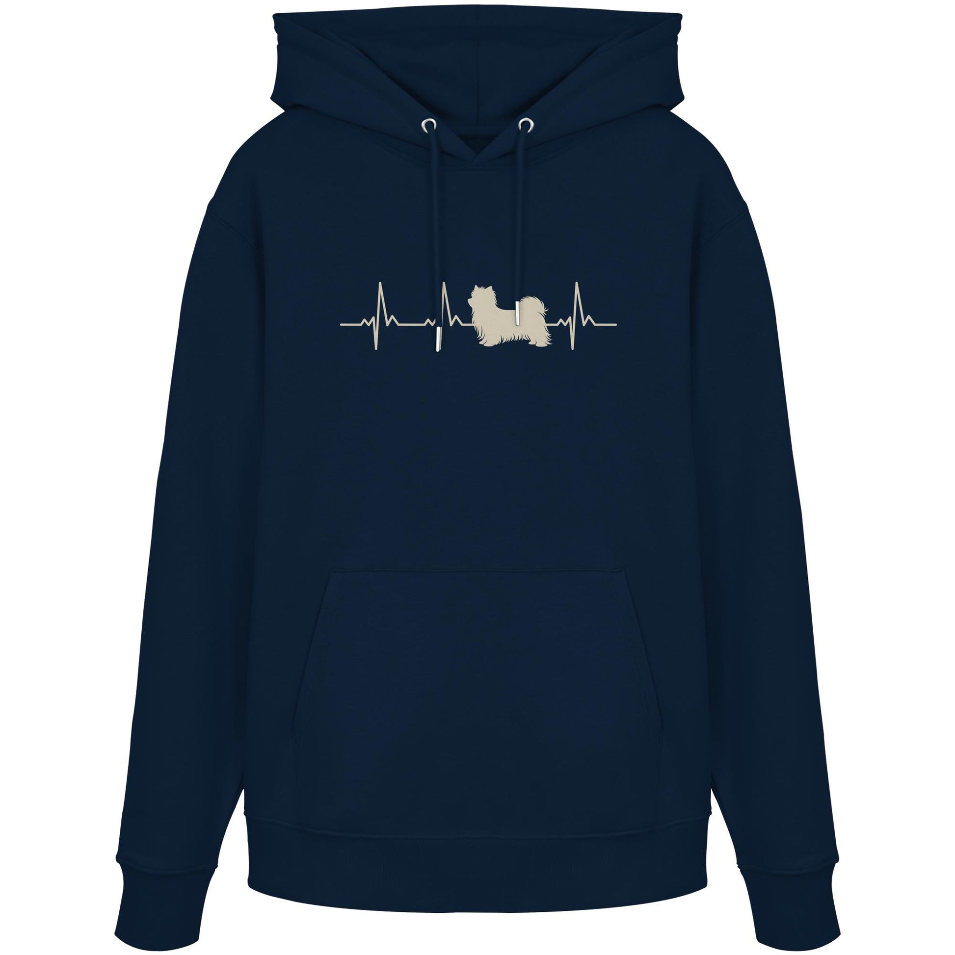Herzschlag Biewer Terrier - Organic Hoodie