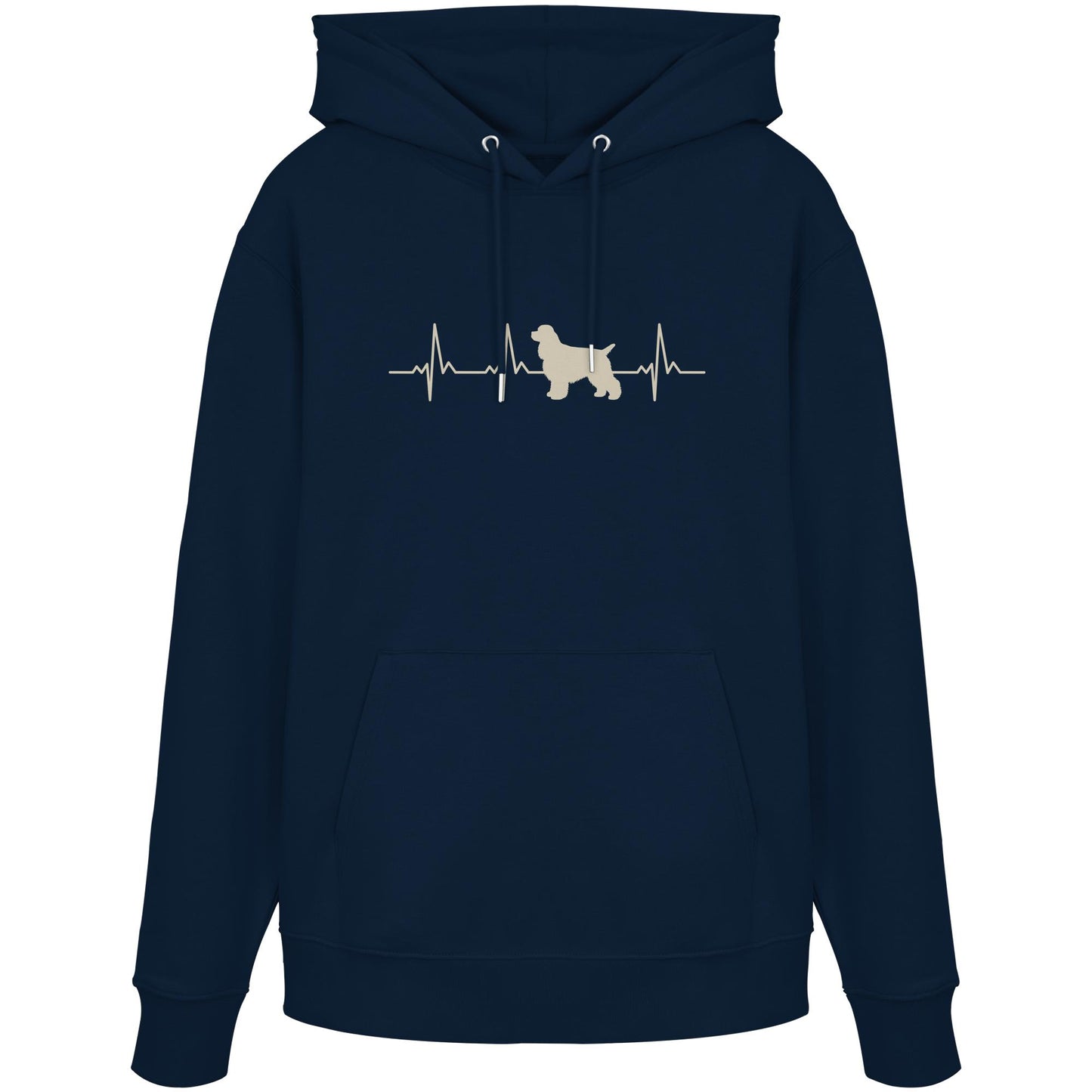 Herzschlag American Cocker Spaniel - Organic Hoodie