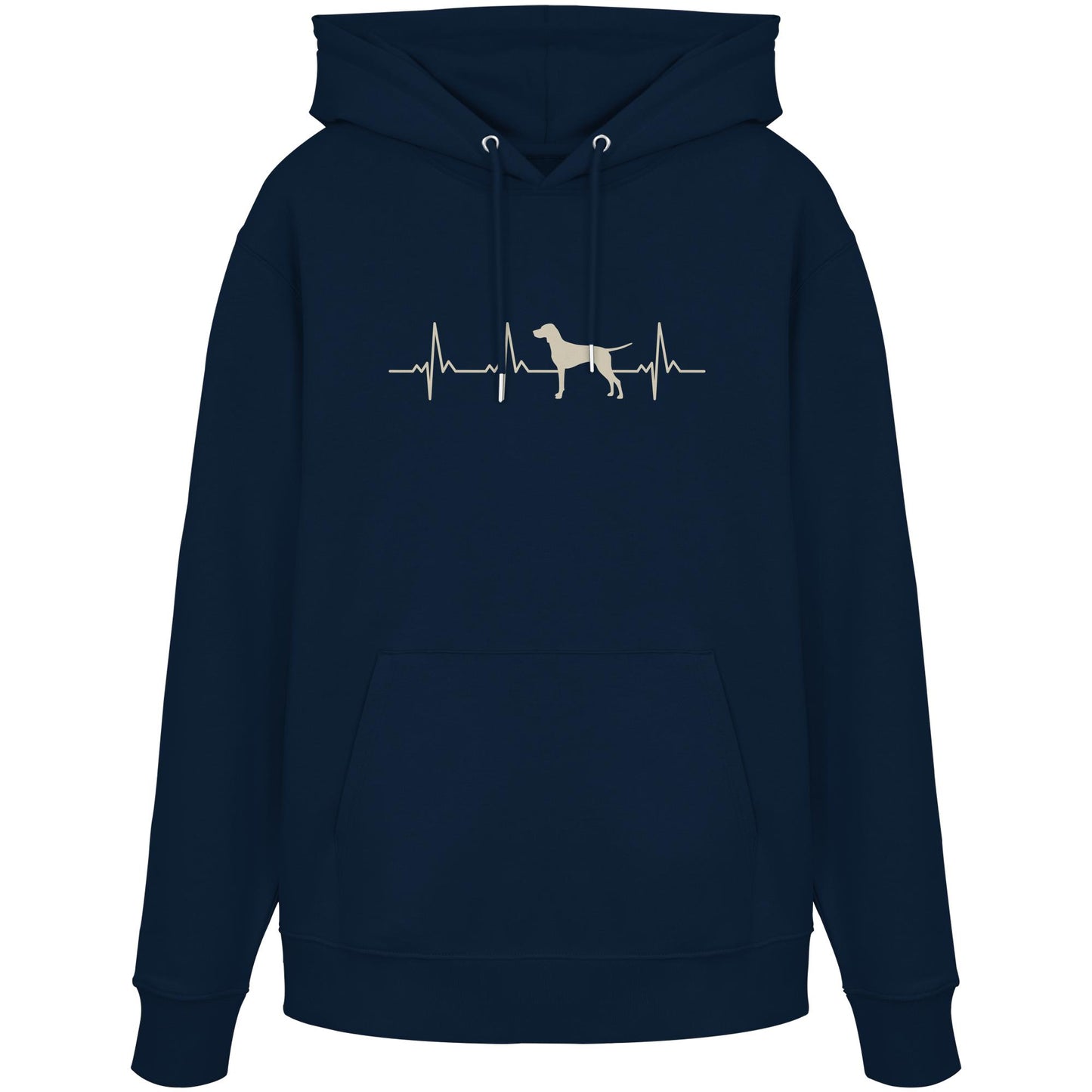 Herzschlag Vizsla - Organic Hoodie