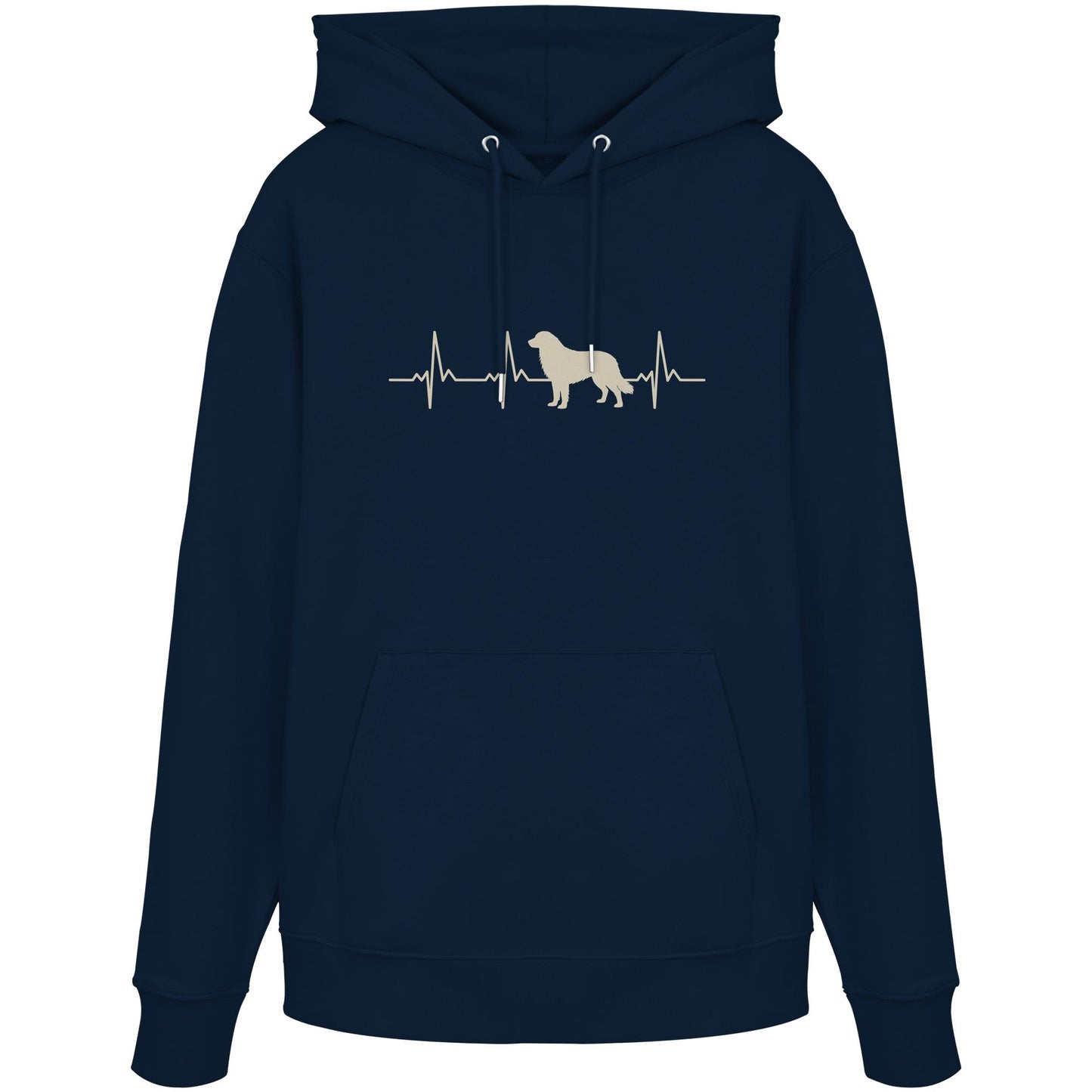 Herzschlag Kuvasz - Organic Hoodie