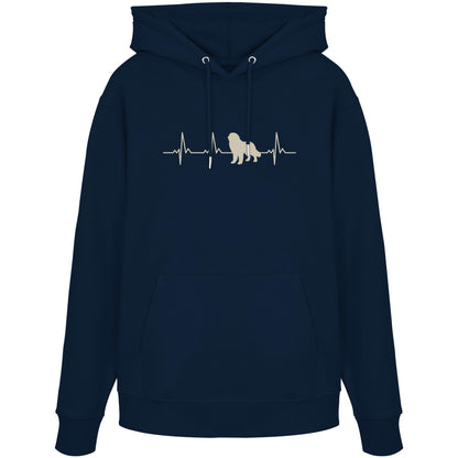 Herzschlag Pyrenäenberghund - Organic Hoodie