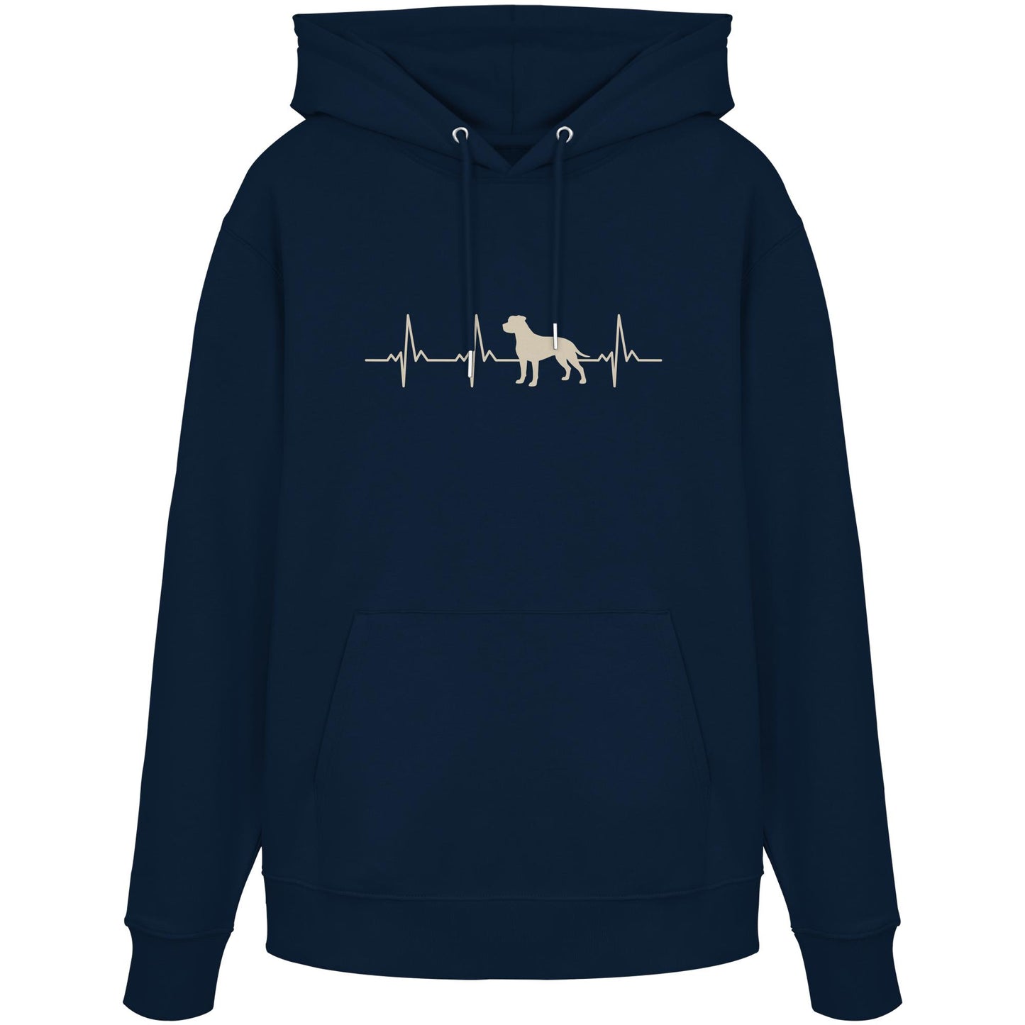 Herzschlag American Staffordshire Terrier - Organic Hoodie