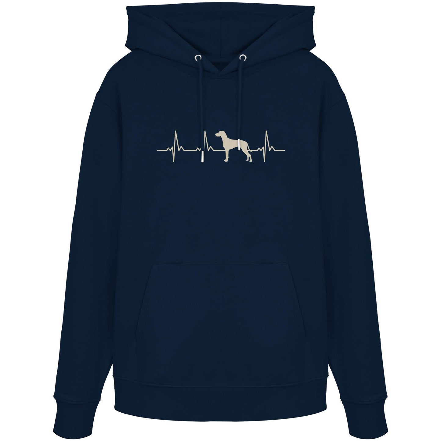 Herzschlag Weimaraner - Organic Hoodie