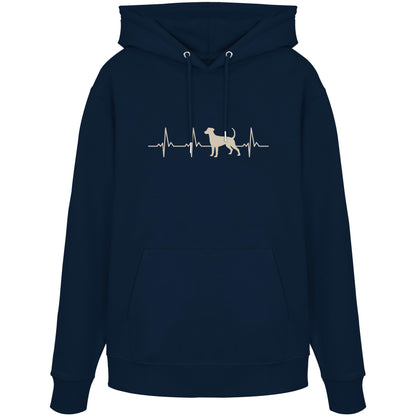 Herzschlag Deutscher Pinscher - Organic Hoodie