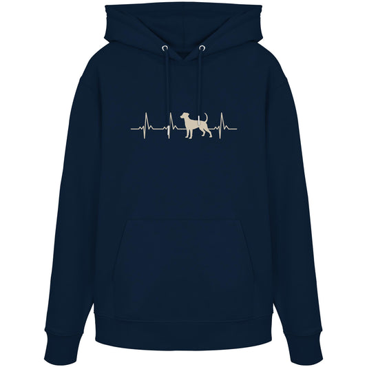 Herzschlag Deutscher Pinscher - Organic Hoodie
