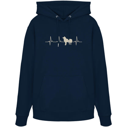 Herzschlag Husky - Organic Hoodie