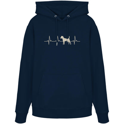 Herzschlag Parson Russell - Organic Hoodie