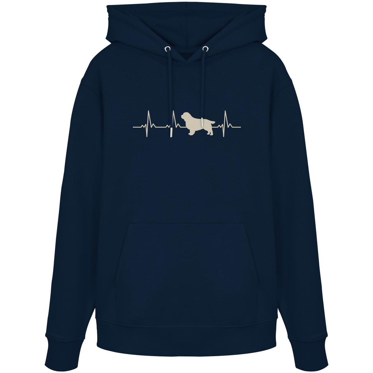Herzschlag Clumber Spaniel - Organic Hoodie