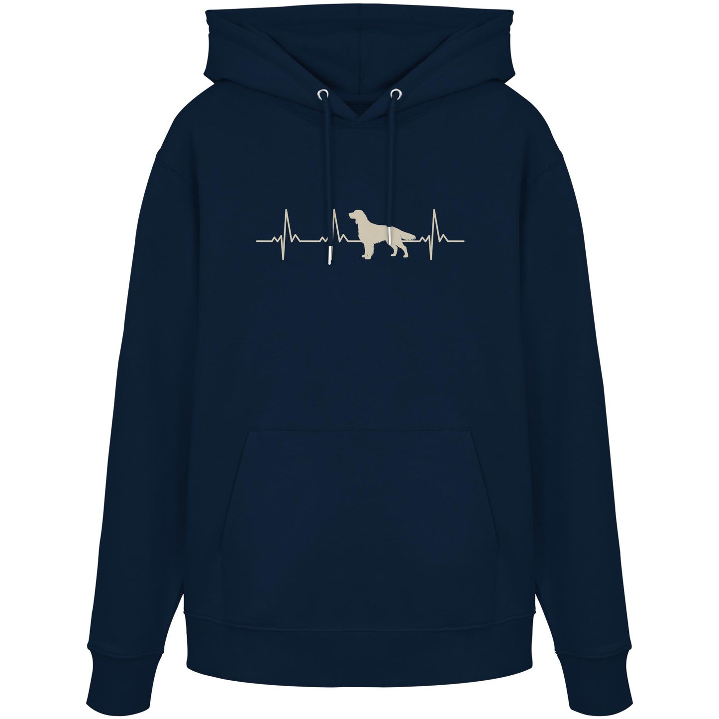 Herzschlag English Setter - Organic Hoodie
