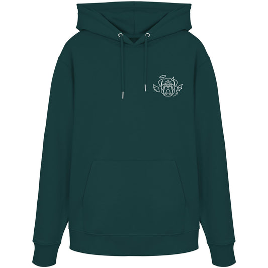 Halo & Horns - Bordeauxdogge - Organic Hoodie