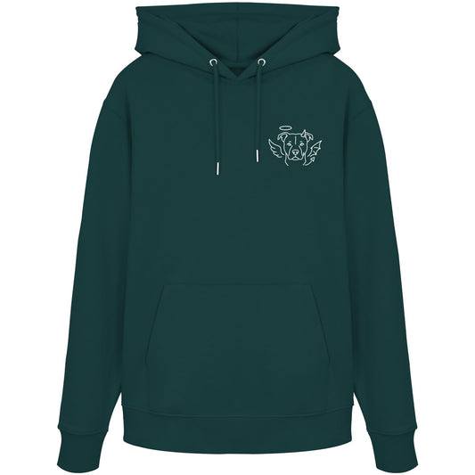 Halo & Horns - American Staffordshire Terrier - Organic Hoodie