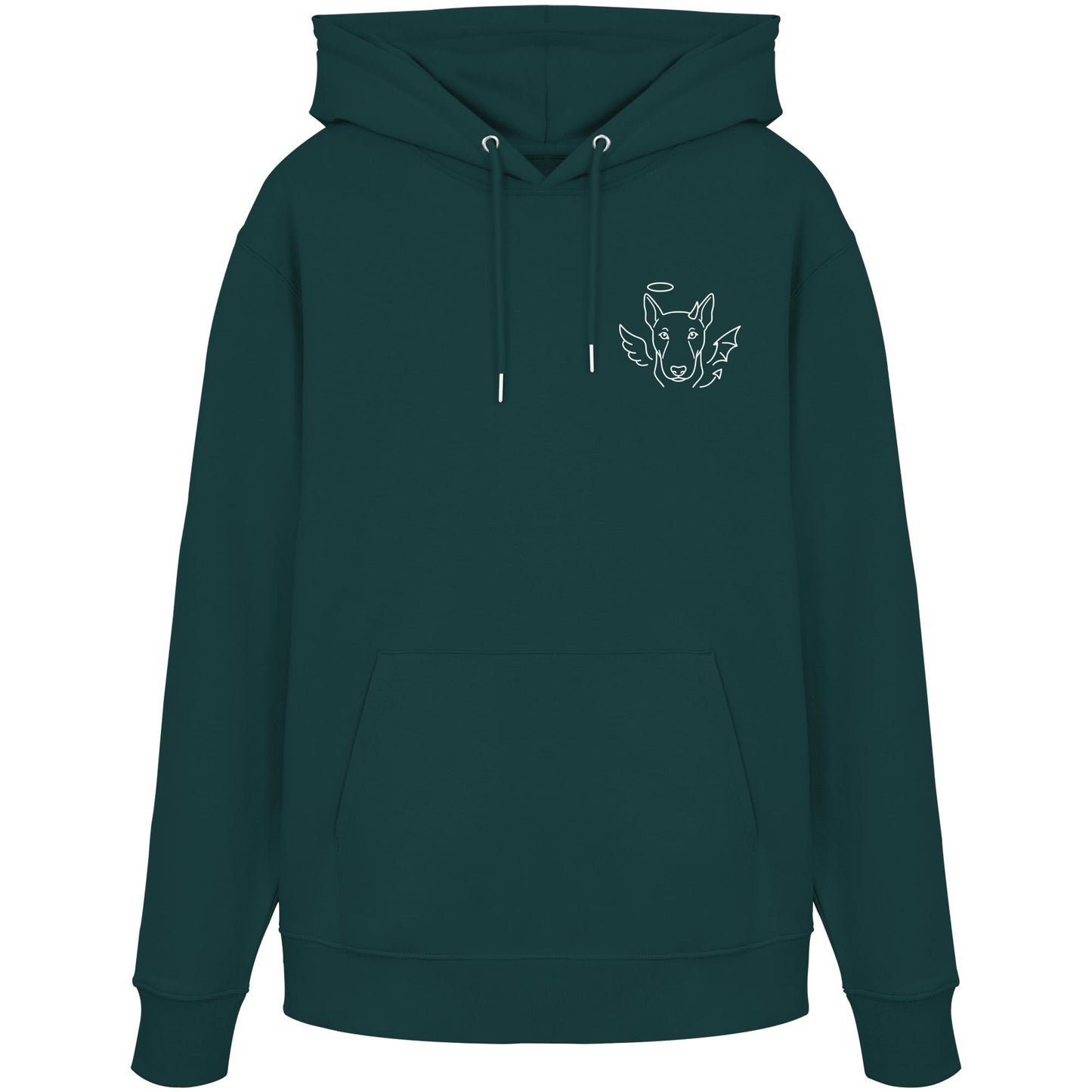 Halo & Horns - Bullterrier - Organic Hoodie