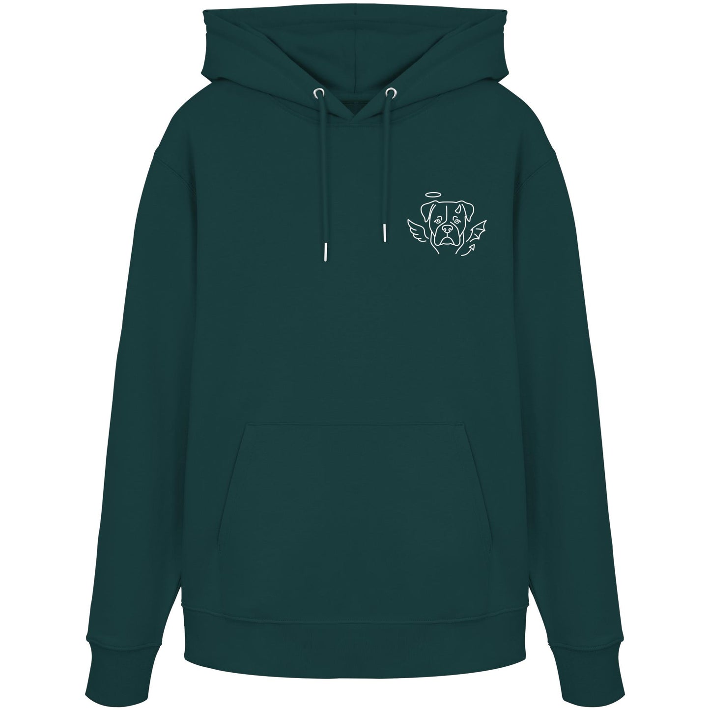 Halo & Horns - Boxer - Organic Hoodie