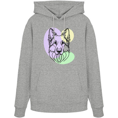 Line Art - Schäferhund - Organic Hoodie