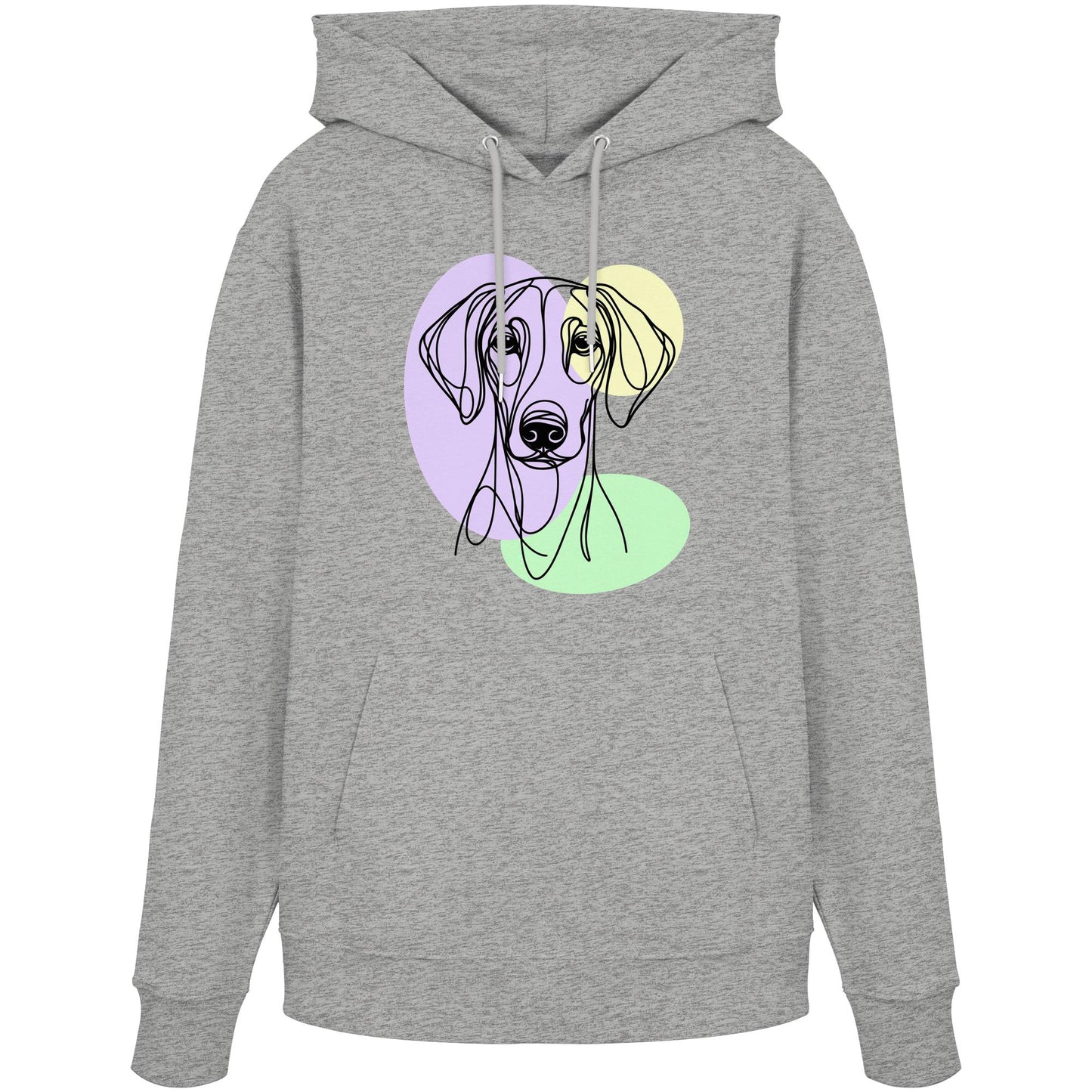 Line Art - Süßer Dobermann - Organic Hoodie