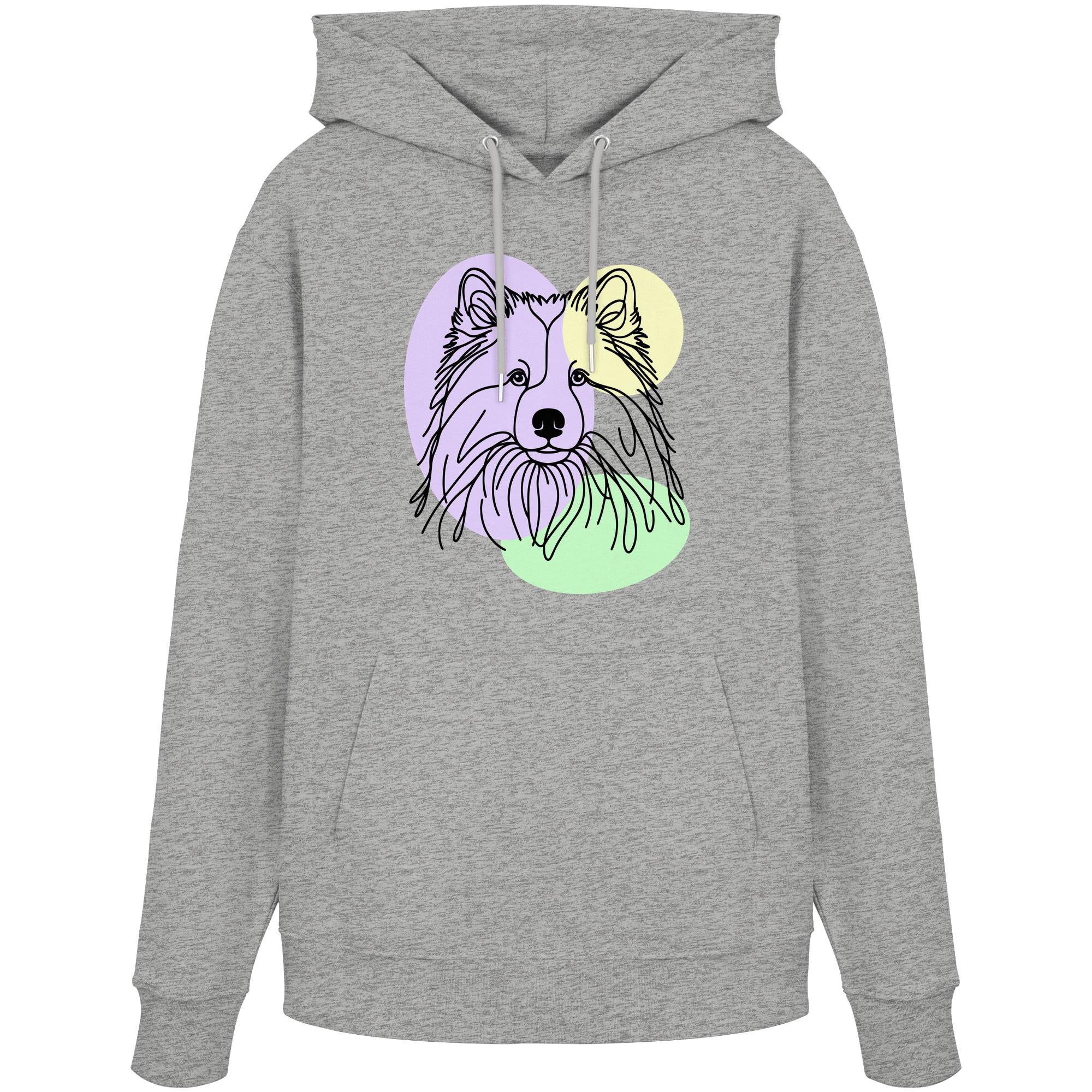 Line Art - Süßer Eurasier - Organic Hoodie