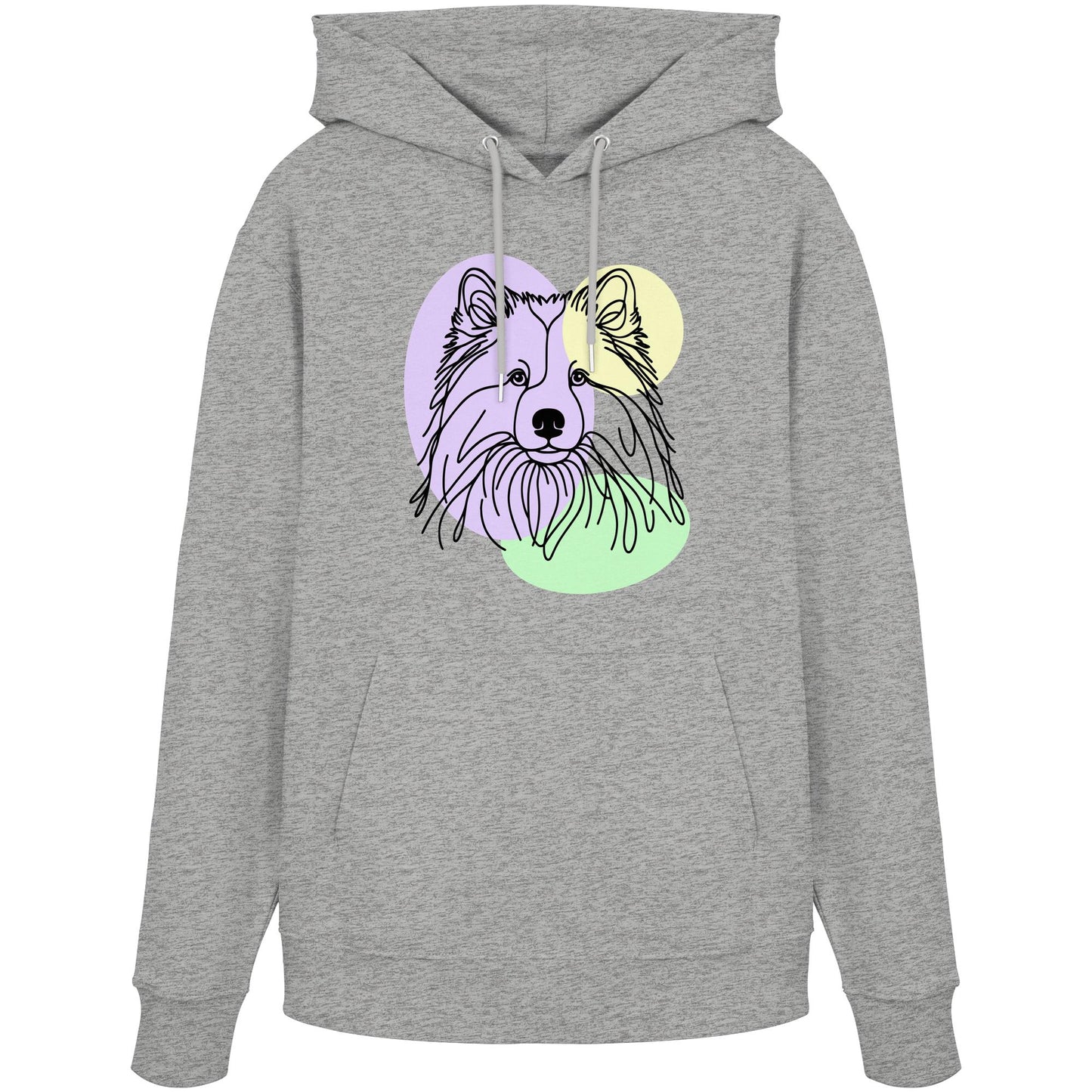 Line Art - Süßer Eurasier - Organic Hoodie