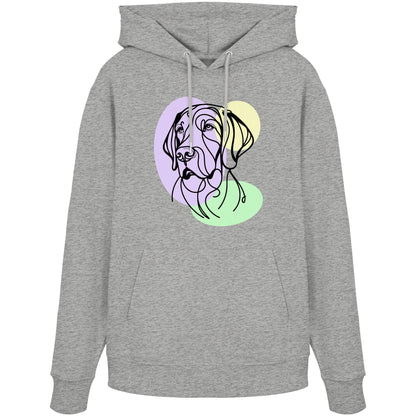 Line Art - Süßer Deutsch Kurzhaar - Organic Hoodie