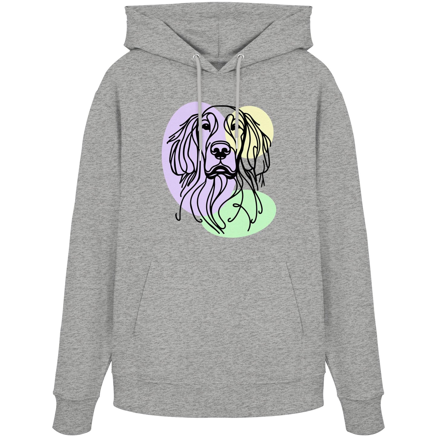 Line Art - Süßer Gordon Setter - Organic Hoodie