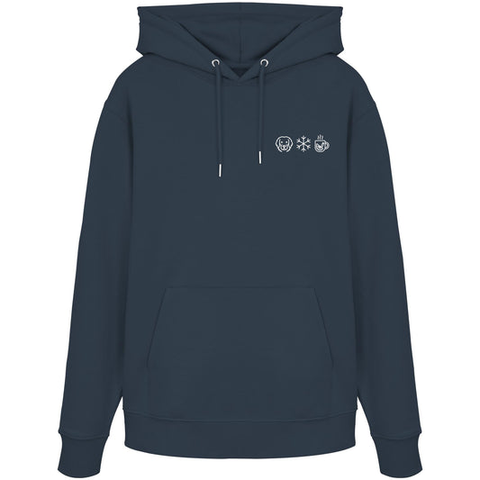 Hovawart - Schneeflocke Glühwein - Organic Hoodie