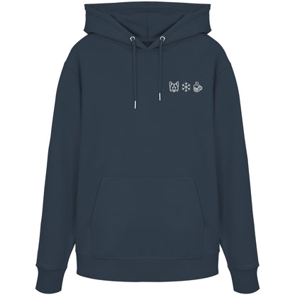 Border Collie - Schneeflocke Glühwein - Organic Hoodie
